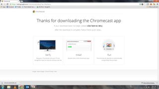 Help downloading the Chromecast app