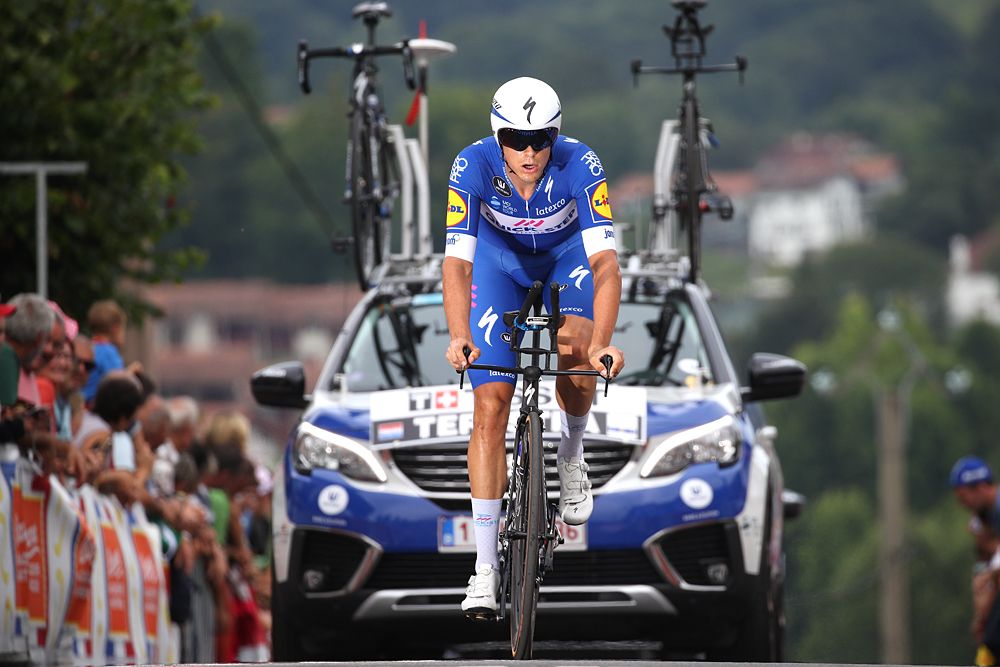 Niki Terpstra (Quick-Step Floors) during the stage 20 time trial at the Tour de France