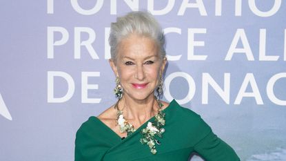 Helen Mirren attends the Monte-Carlo Gala For Planetary Health on September 24, 2020 in Monte-Carlo, Monaco