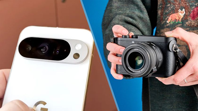 A Google Pixel 10 Pro XL and a Leica Q3 Monochrom