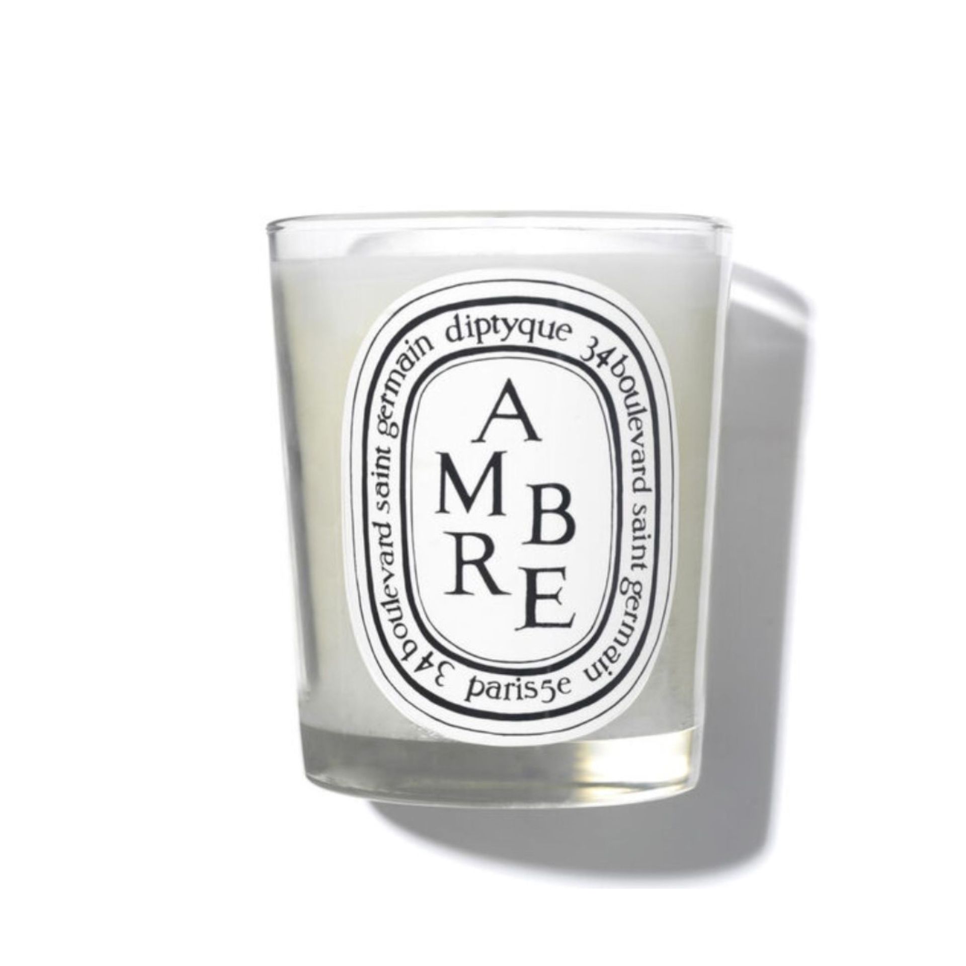 Lilin beraroma amber putih