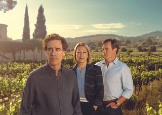 Stephen Mangan Nicola Walker Toby Stephens in The Split Barcelona