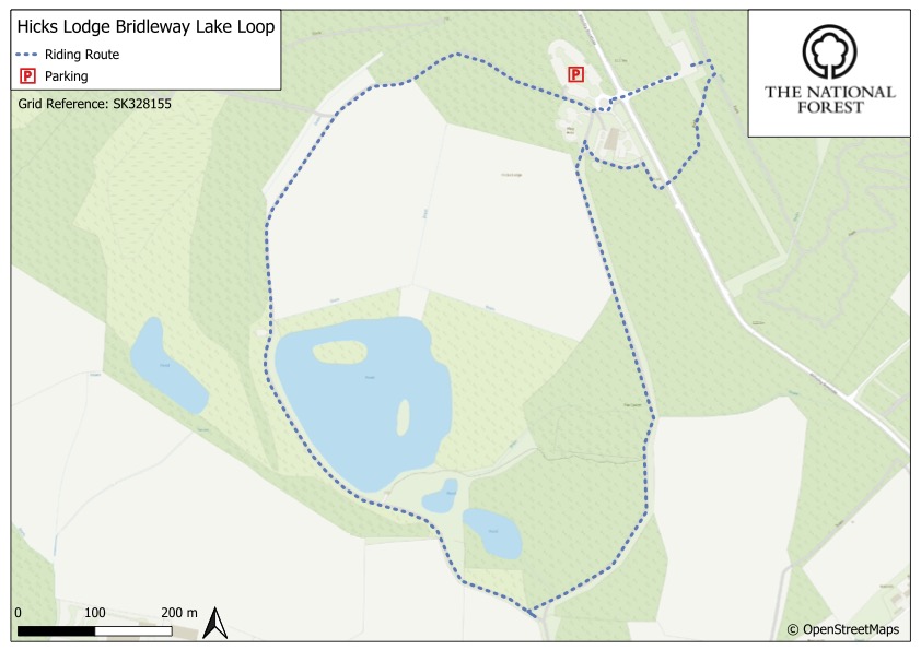 Hicks Lodge Bridleway Lake Loop