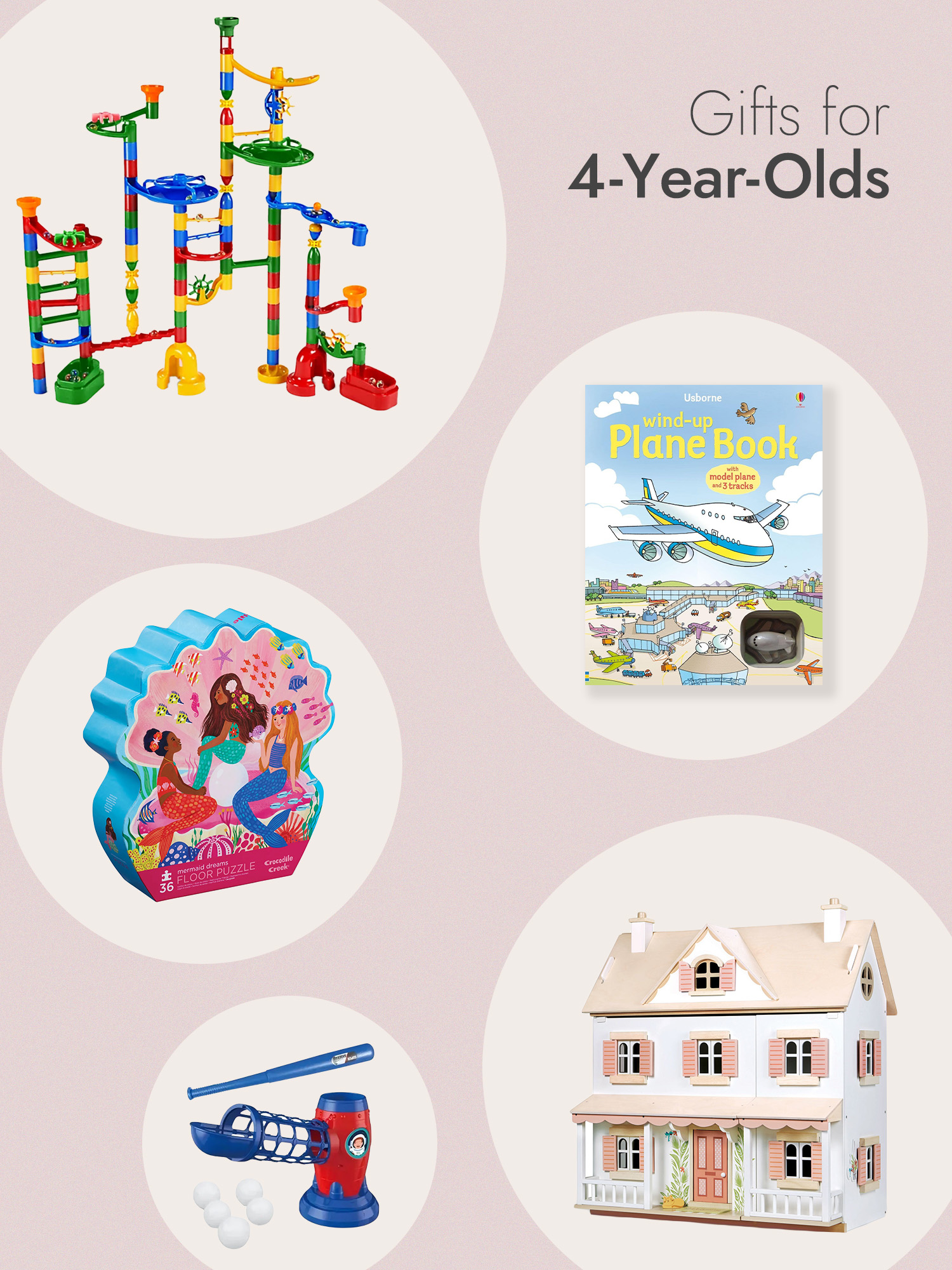 Various toys for 4-year-olds