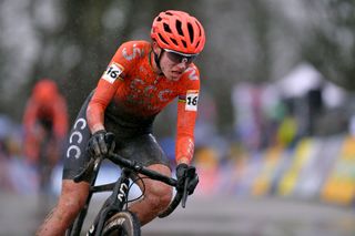 Marianne Vos of Netherlands and Team CCC Liv Mud during the 11th Namur World Cup 2019 Women Elite UCICX TelenetUCICXWC on December 22 2019 in Namur Belgium Photo by Luc ClaessenGetty Images
