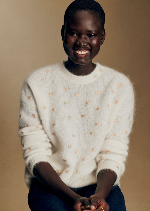 Ferdinand Sweater - Golden Sun Ecru - Kid Mohair - S&amp;eacute;zane