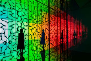 Colourful installation by Sony