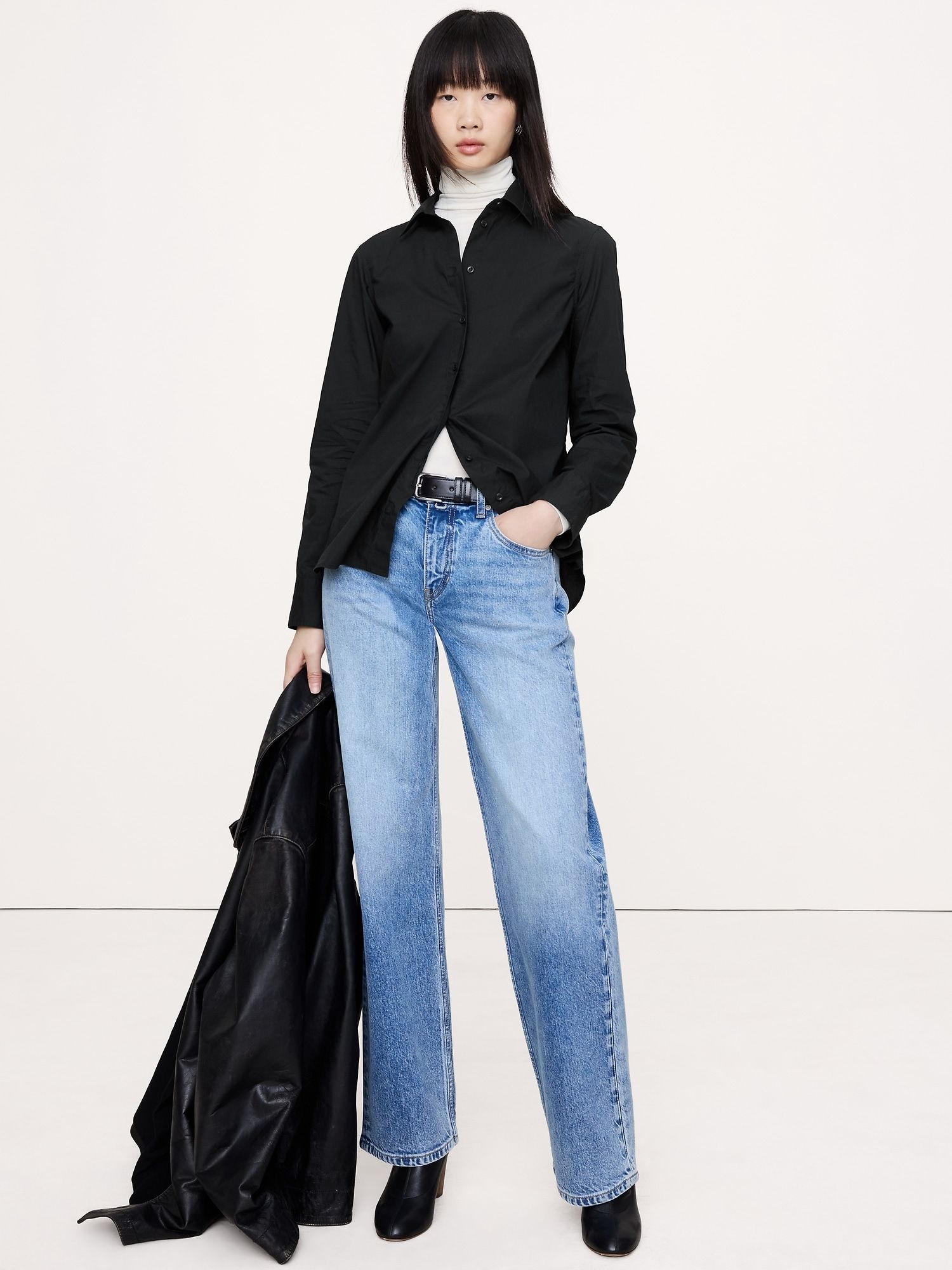 The Everyday Shirt in Cotton Poplin