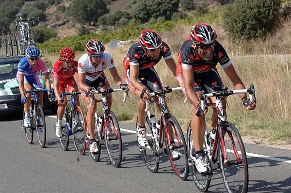 Efimkin's second place was slipping away, despite the hard work from his team