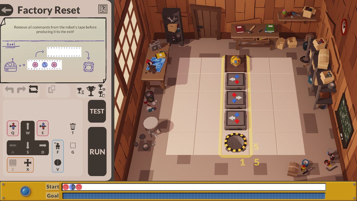 Robot-making factory puzzle game Manufactoria 2022.