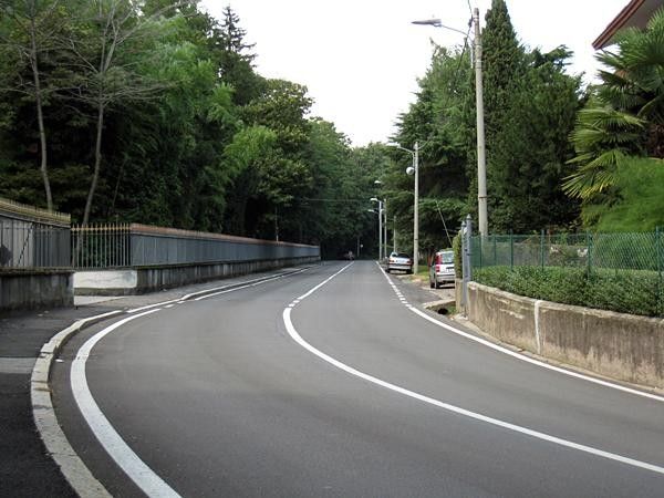 The Montello rises 75 metres in 1.15 kilometres