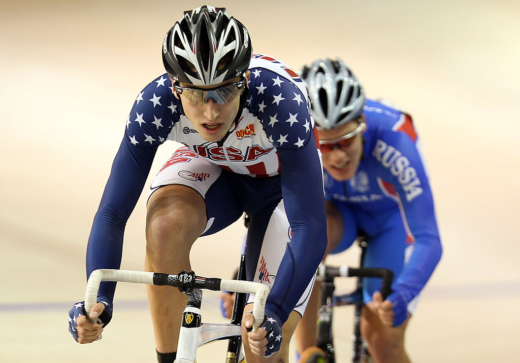 Taylor Phinney on track