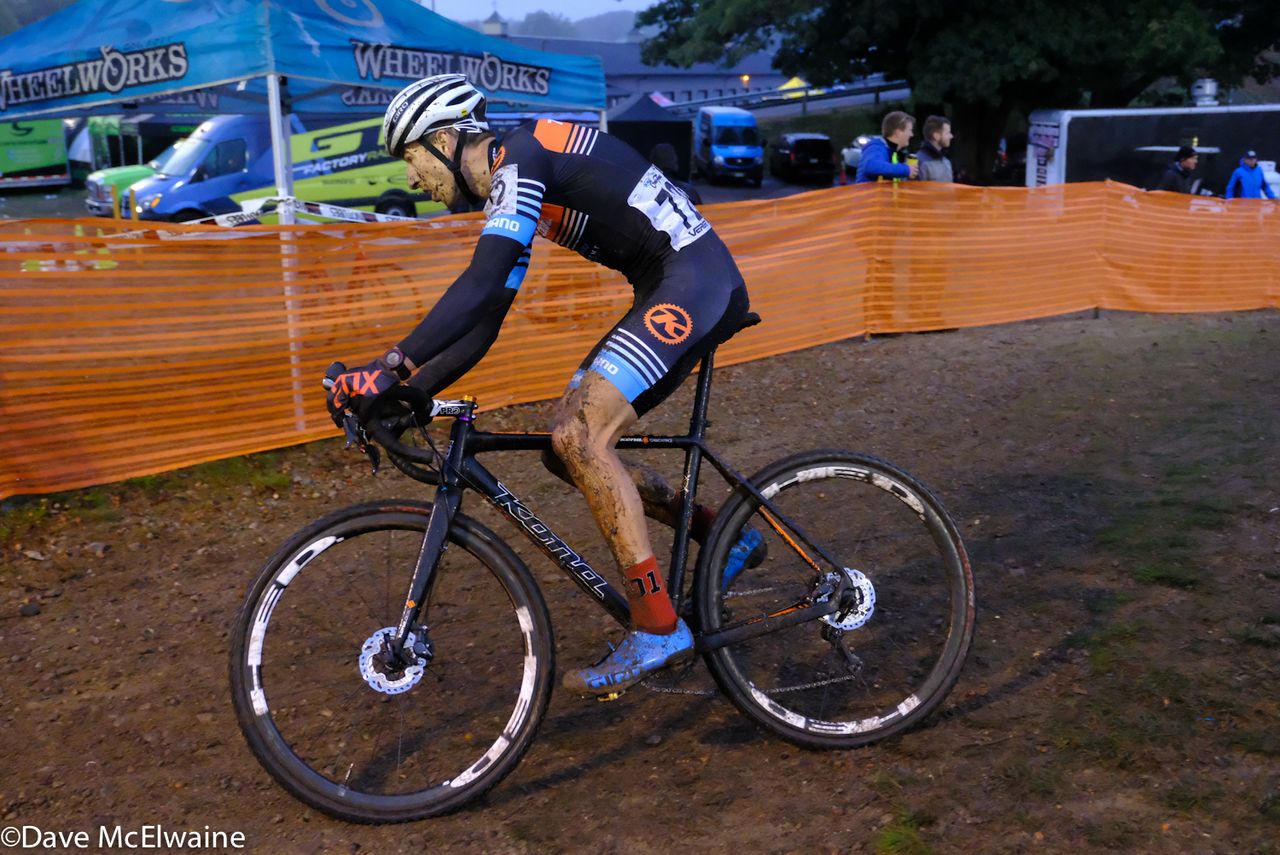 Kerry Werner (Kona) was riding himself on to the first UCI podium of his career
