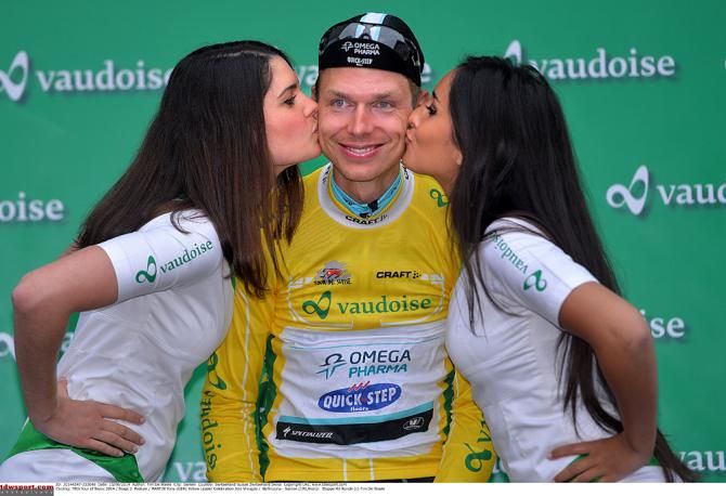 Tony Martin (Omega Pharma-QuickStep) retains his lead in the overall classification