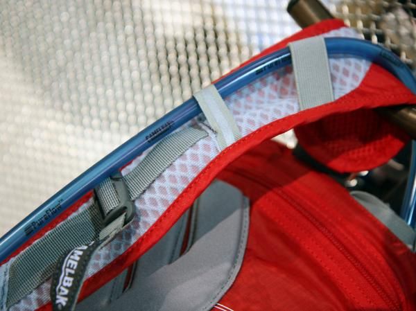 Camelbak's new lightweight packs use pared-down shoulder straps to help save weight.