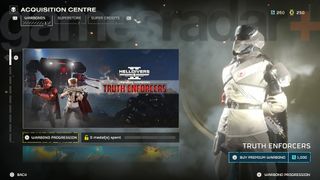 Helldivers 2 Truth Enforcers Warbond