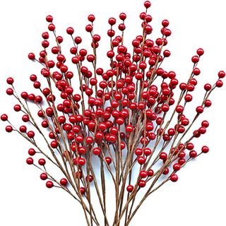 faux red berries