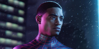 Miles Morales in the Spider-Man video game