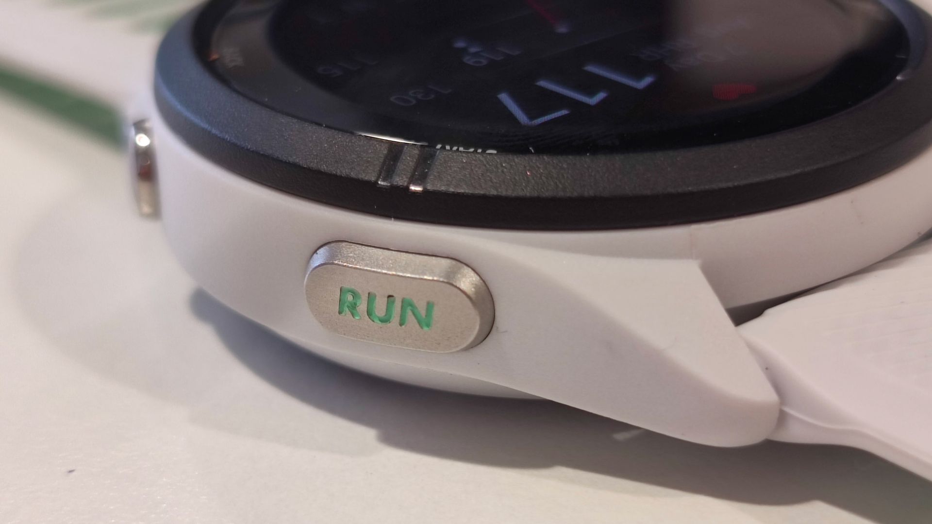 Garmin Forerunner 265S with redesigned run button