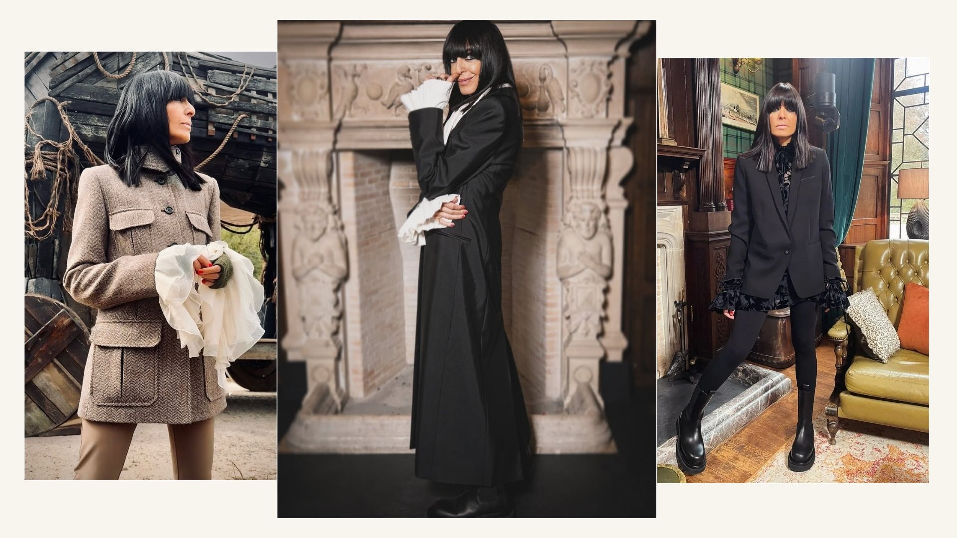 Claudia Winkleman outfits on the Traitors
