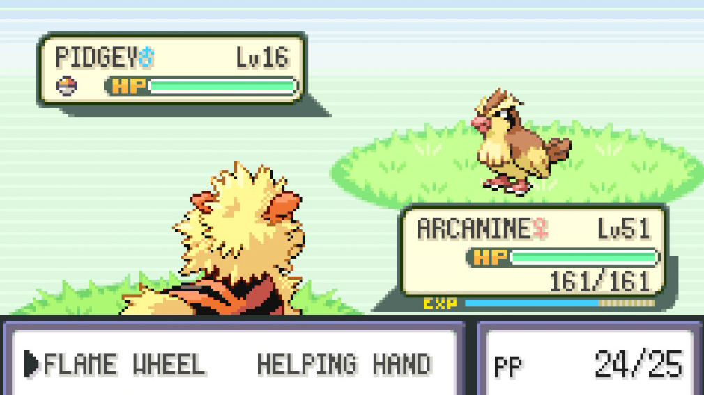 Pokemon FireRed screenshots taken on the Nintendo Switch 2