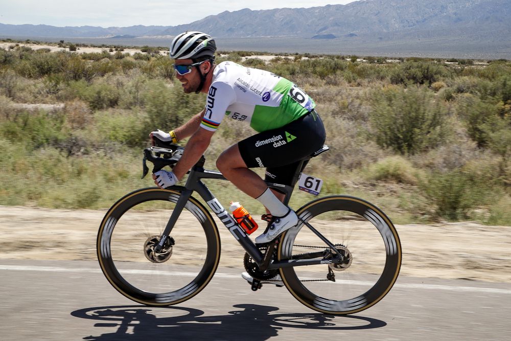 Mark Cavendish is getting in the early season kilometres in San Juan