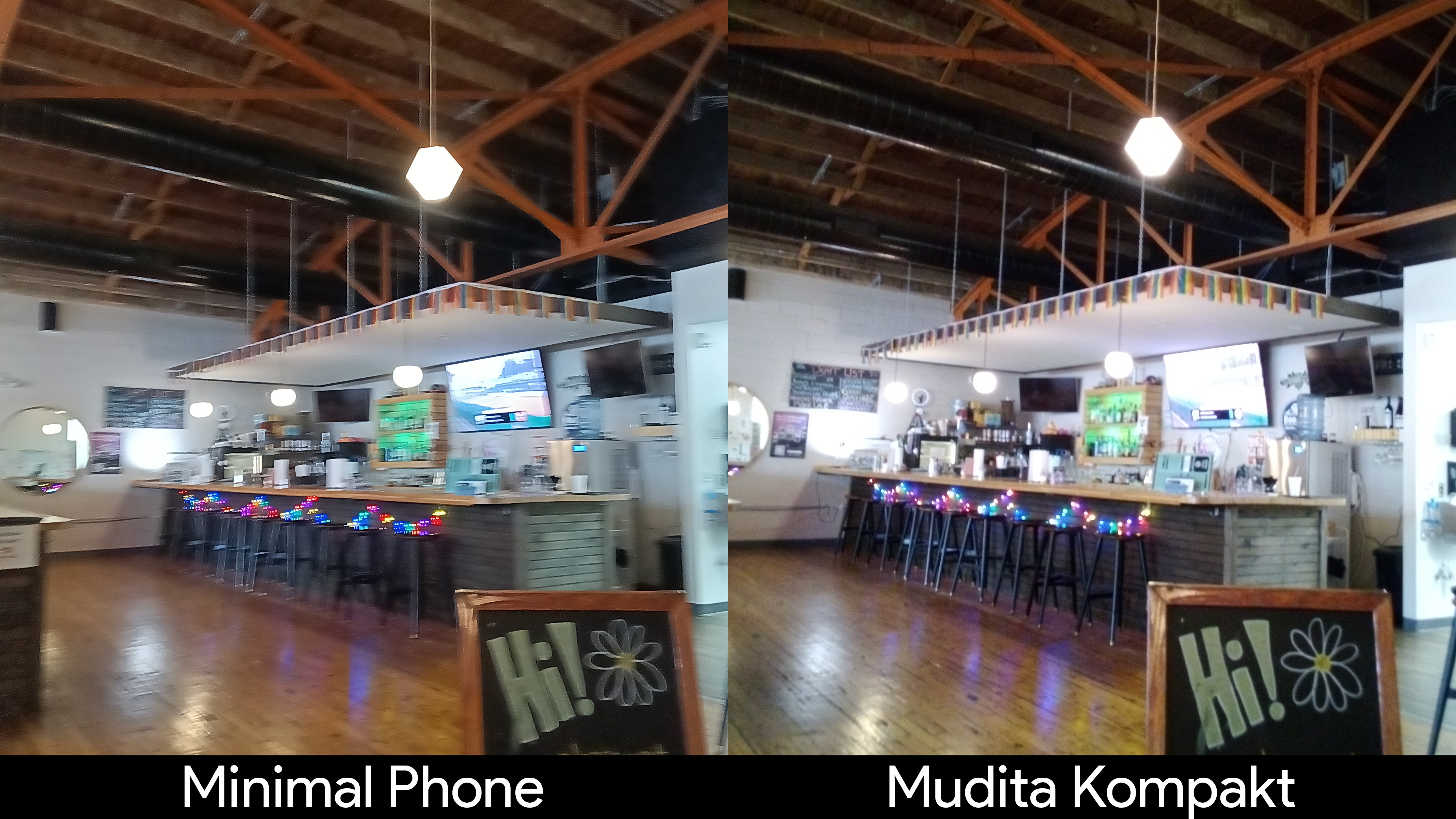 Comparing the cameras on the Mudita Kompakt vs the Minimal Phone