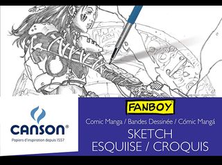 Canson is a leading brand for manga art paper