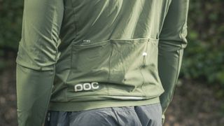 Rear detail of the POC Ambient Thermal jersey