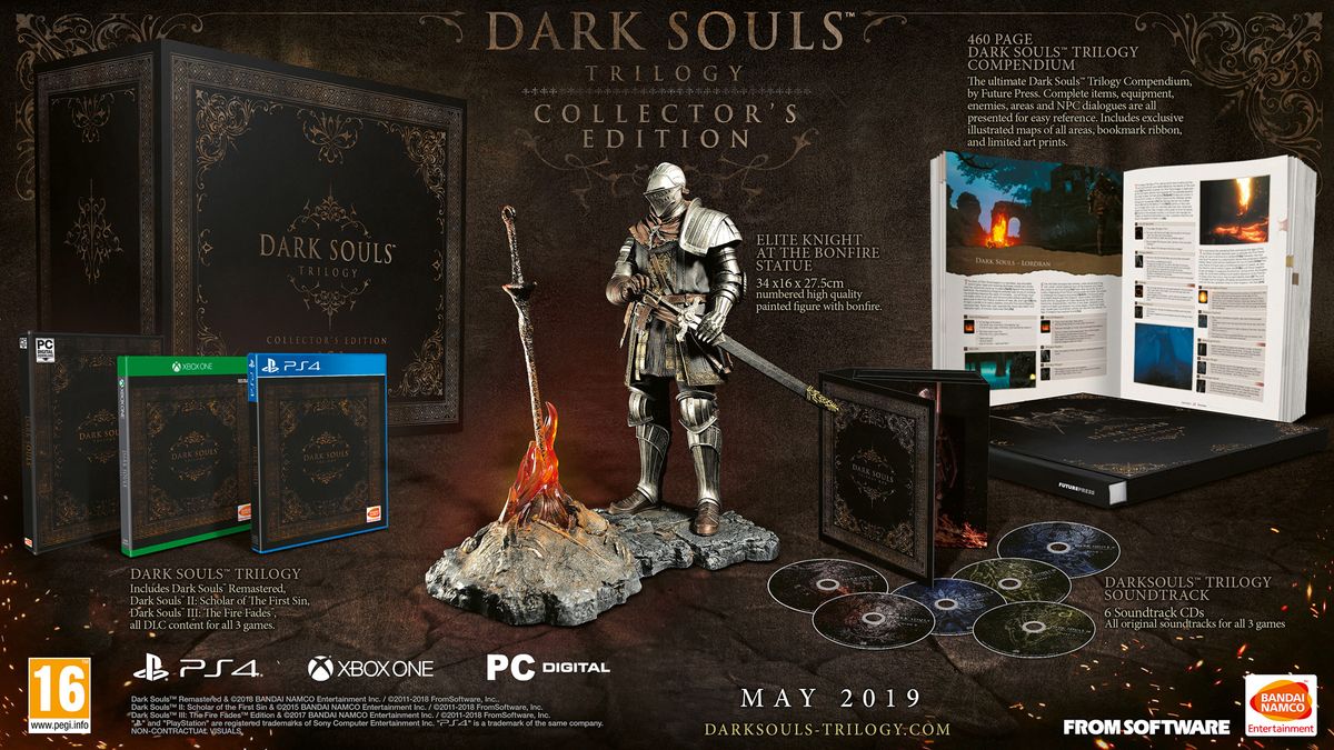 580 450 Dark Souls Trilogy Collector S Edition Comes With Everything But An Actual Bonfire Gamesradar