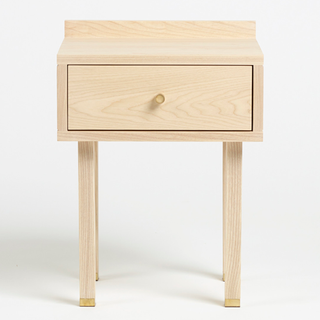 bed side table and wooden drawer