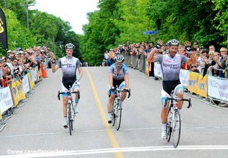 A trifecta for Spidertech as Tuft crosses the line to take his first ever road national championship.