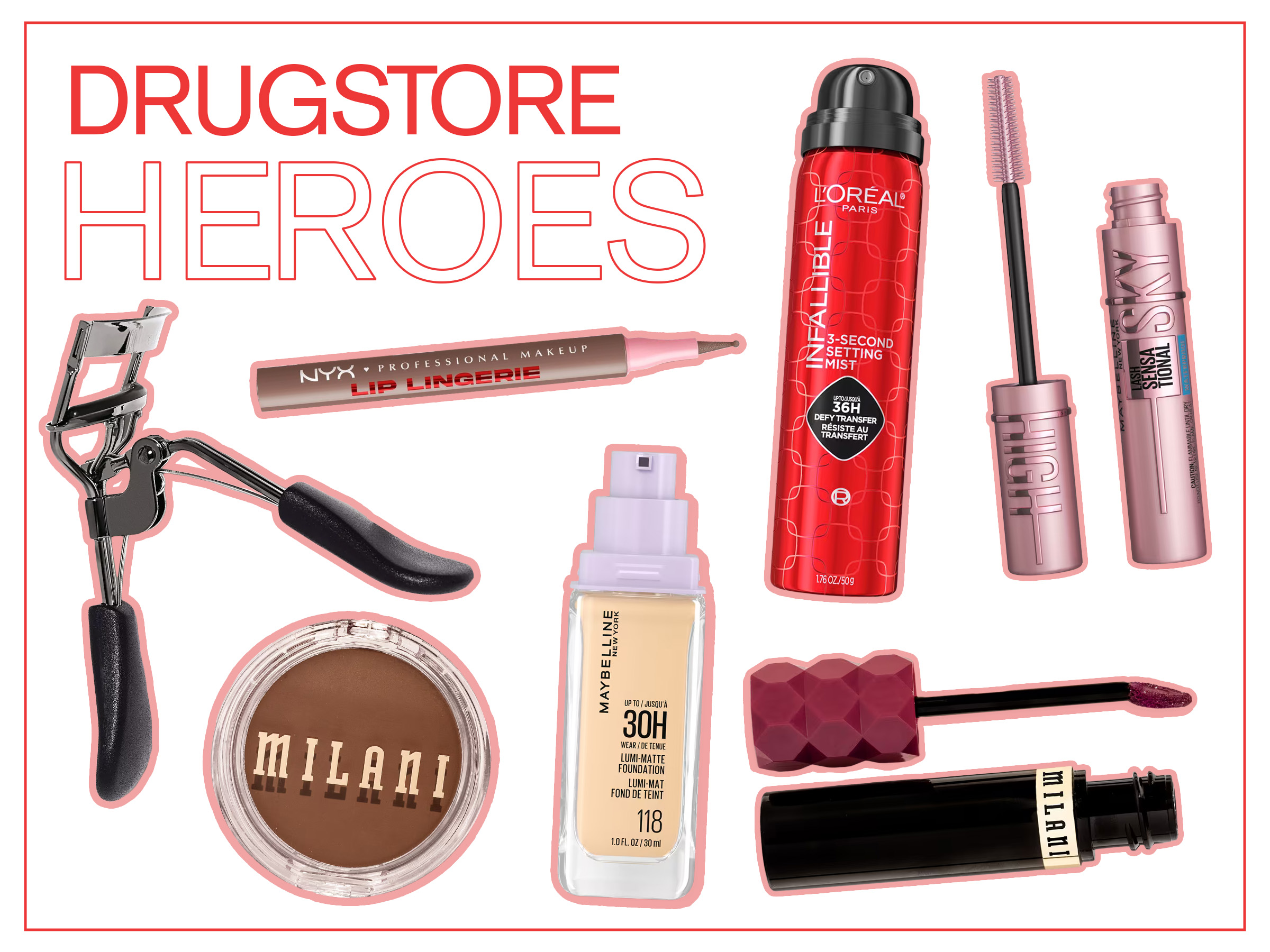 Drugstore Heroes product collage.