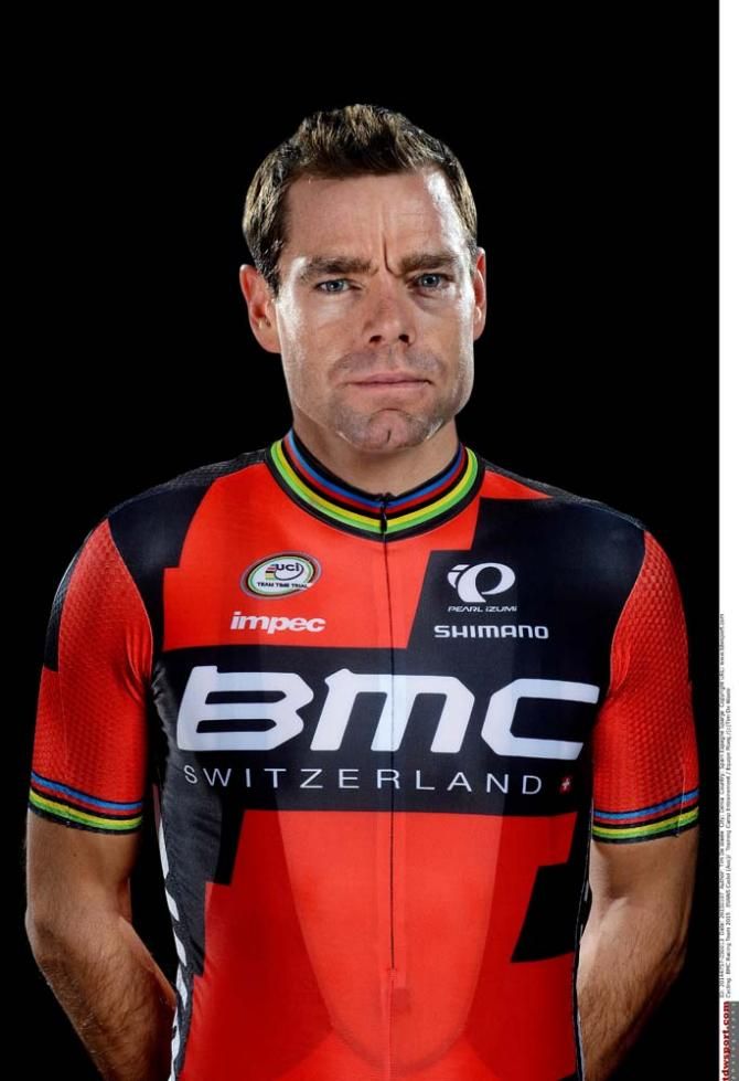 Cadel Evans in his last ever BMC jersey