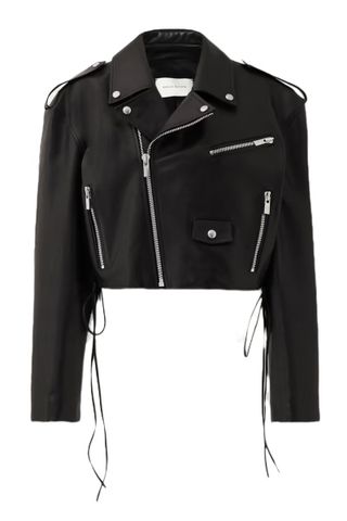 MAGDA BUTRYM Cropped leather biker jacket