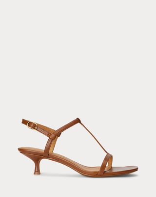 Polo Ralph Lauren, Lambskin Kitten-Heel Sandal