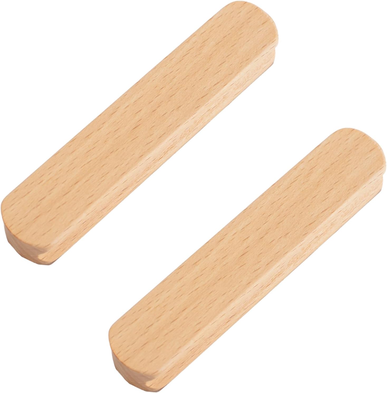MOROBOR, Self-Adhesive Wooden Furniture Pulls, Set of 2