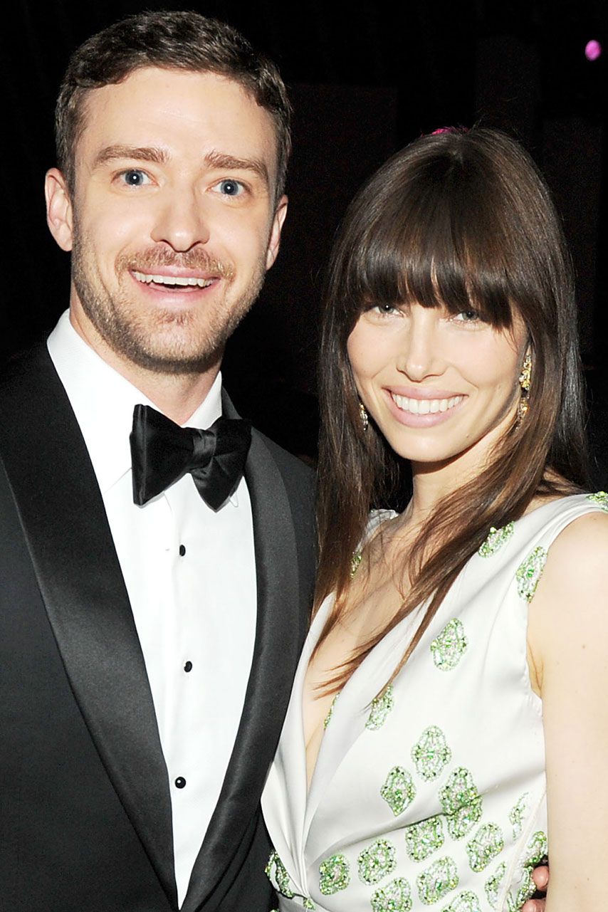 Justin Timberlake and Jessica Biel 