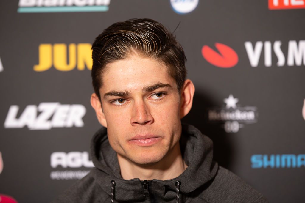 Wout van Aert in Gent ahead of the 2020 Omloop Het Nieuwsblad