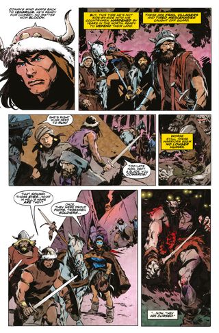 Pages from Conan The Barbarian.