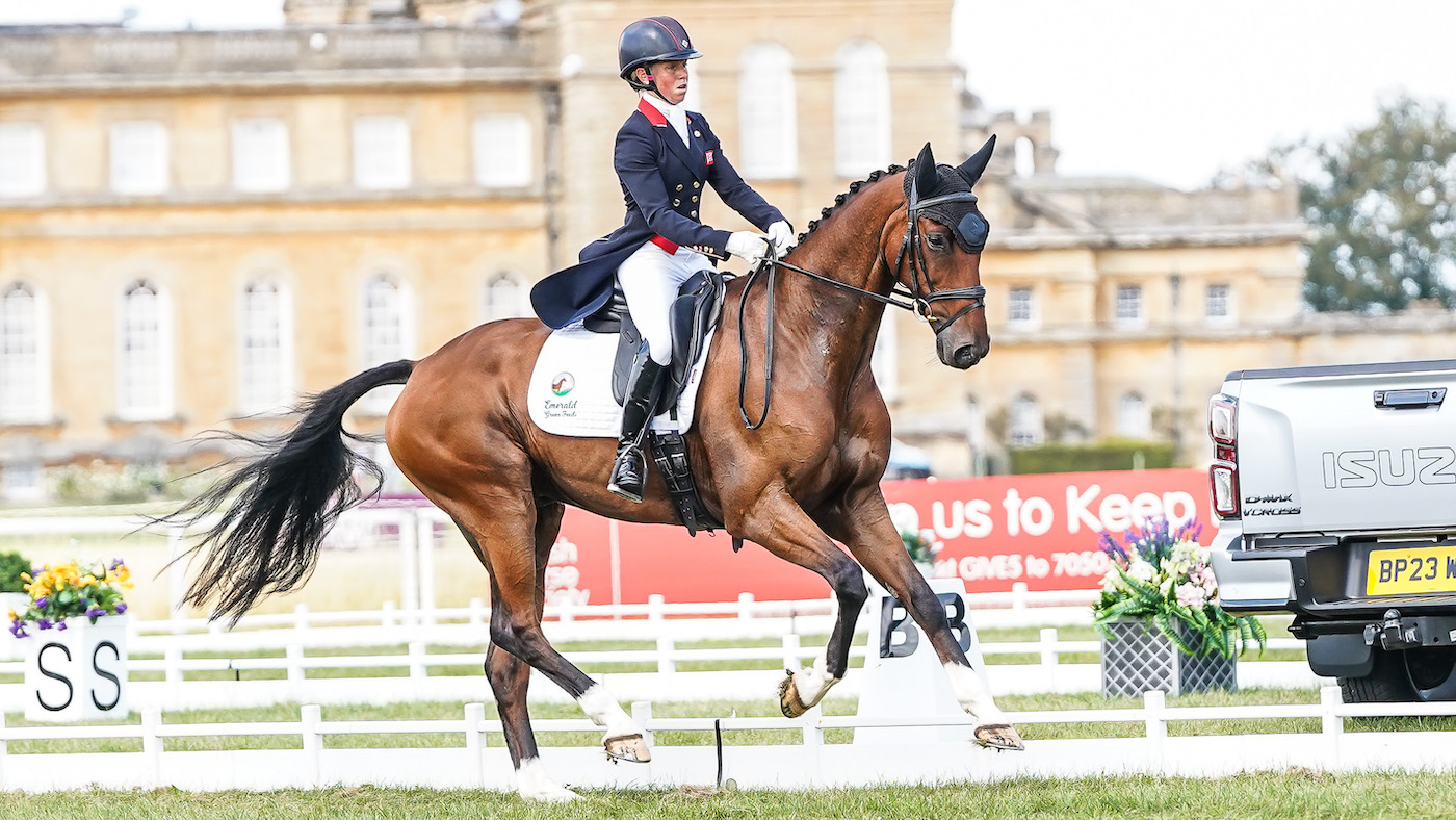 Ros Canter and Izilot DHI slotted into second in the CCI4*-L Blenheim Horse Trials dressage results on Friday.