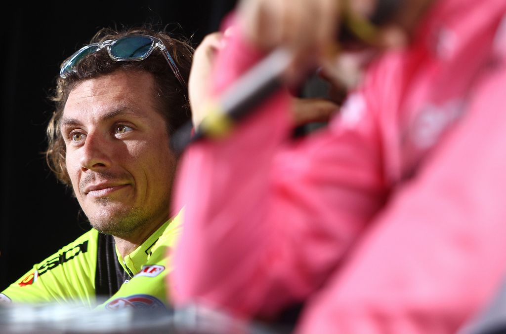 Filippo Pozzato (Wilier Triestina) smiles