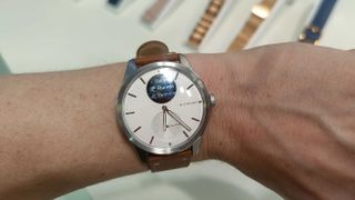 Withings ScanWatch 2 on wrist at IFA
