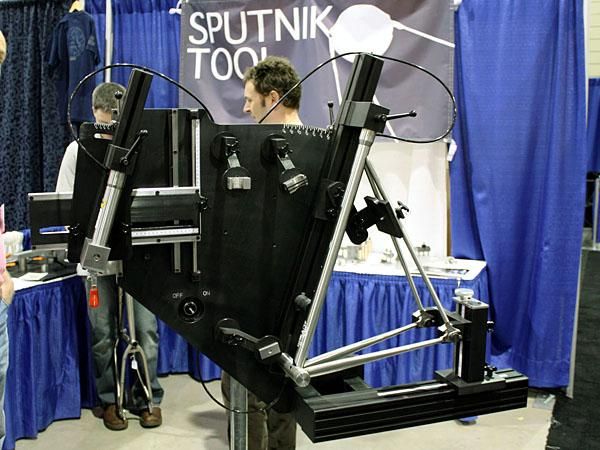 sputnik Tool was yet another exhibitor at NAHBS showing off its framebuilding jigs.