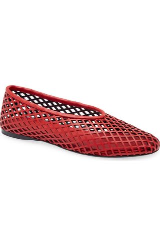 Tee Perforated Ballet Flat