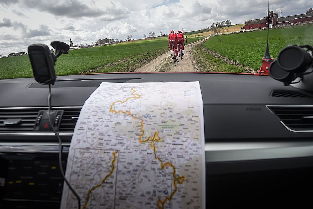 Katusha recons the Paris-Roubaix route