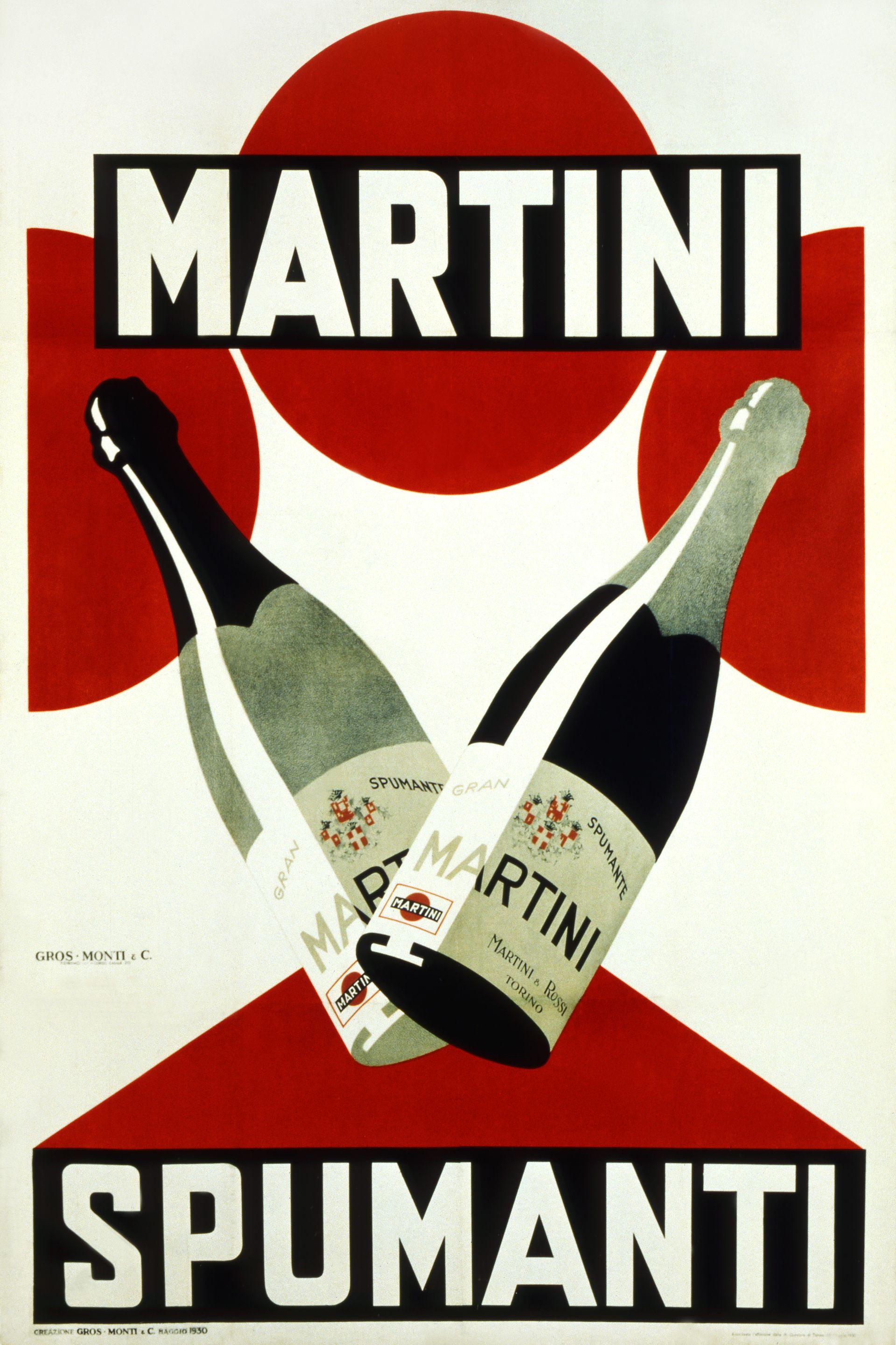 Martini Spumanti graphic poster