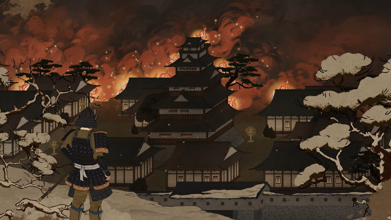 Shogun 2 woodblock art