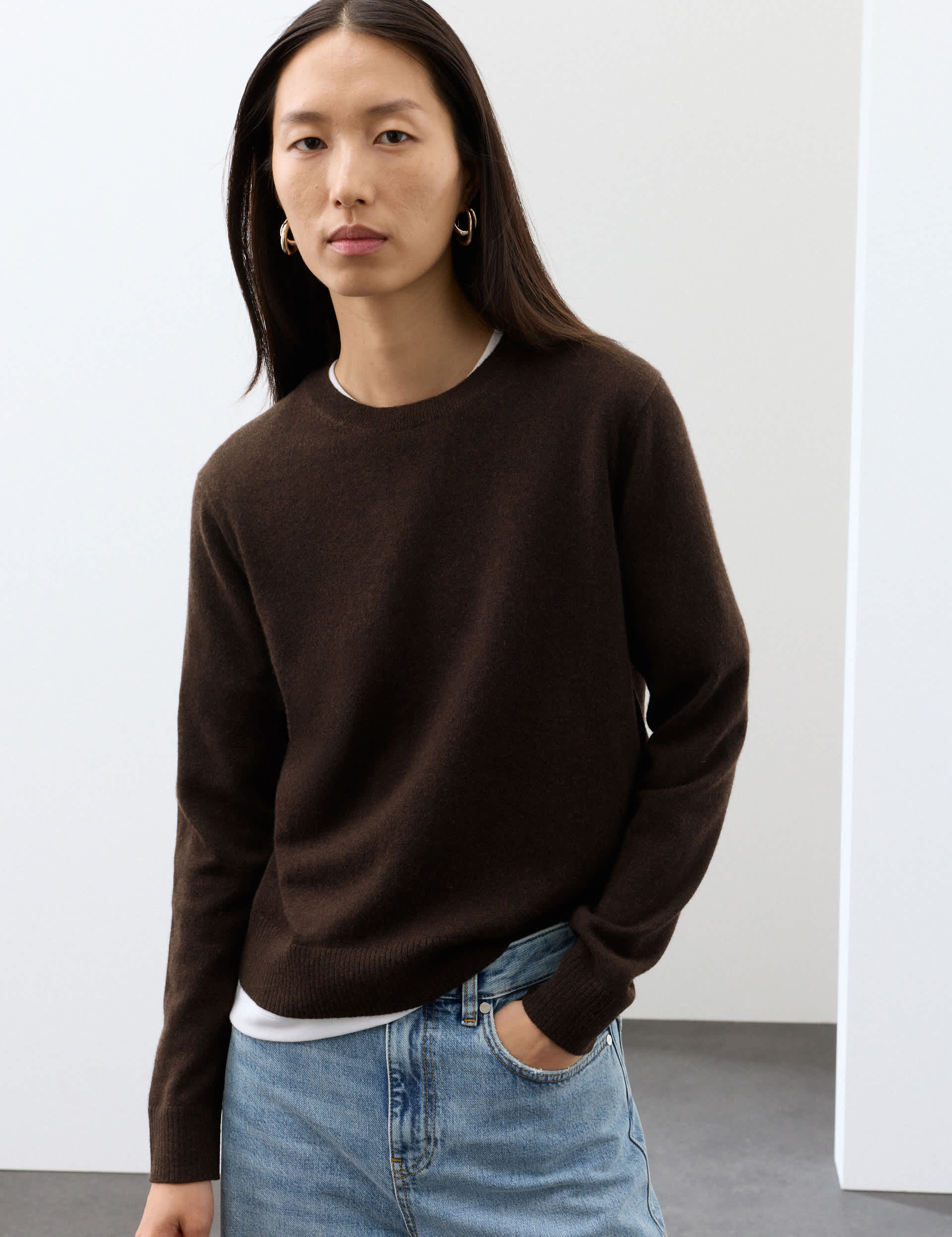 Pure Cashmere Crew Neck Jumper