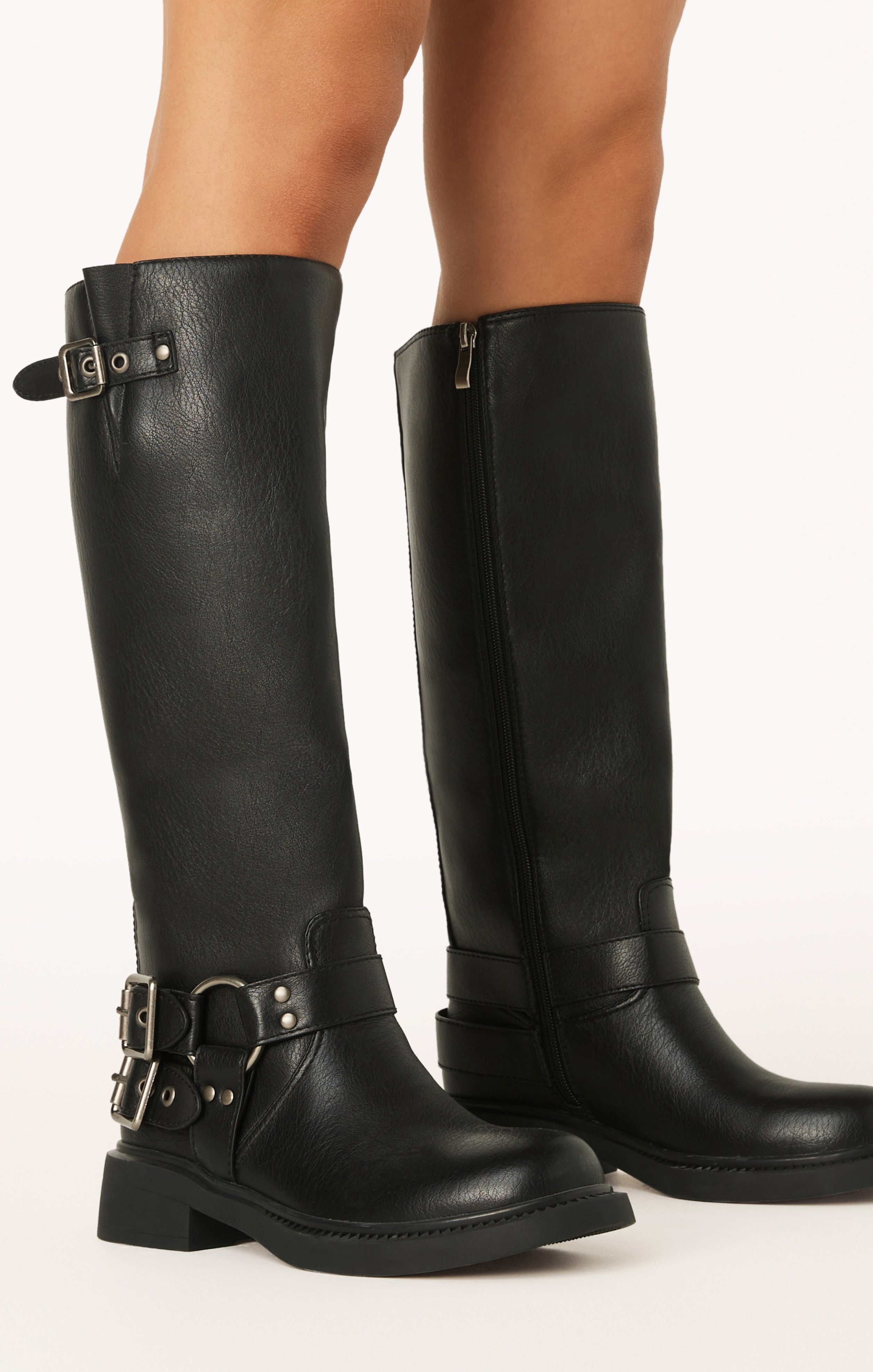 Billini Kaylen Moto Boot ~ Black 5